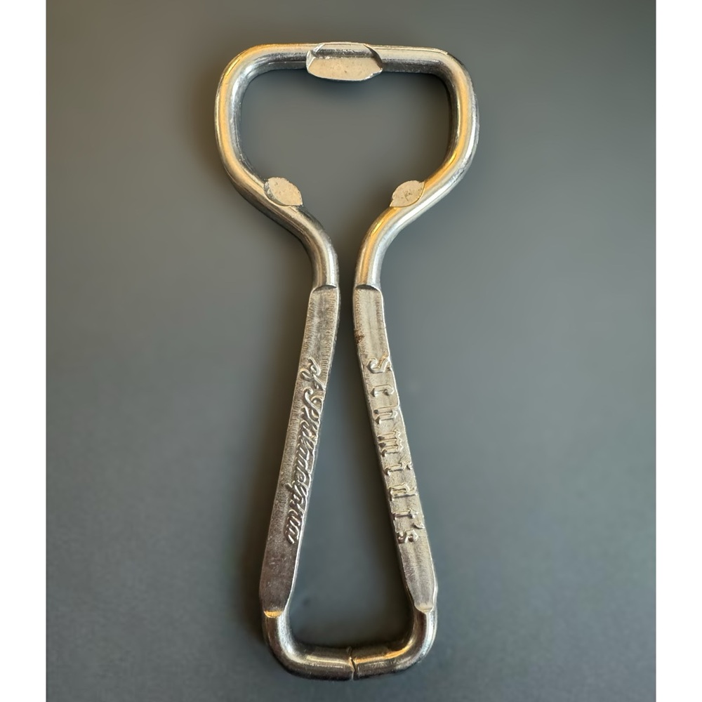 Vintage Schmidt’s of Philadelphia Beer Ale Silver Tone Metal Bottle Opener
